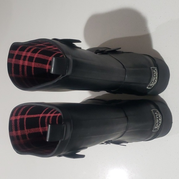 Dirty Laundry Black Rain Boots size 8 - Picture 8 of 8